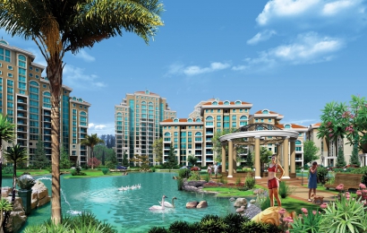 Pelicanhill Residence ve Villaları  11 Blok  27 Villa  1997,    72.400m2,  